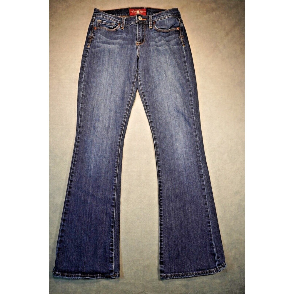 Lucky‎ Brand Womens Size 6/28 (28x32) Sofia Boot Cut Medium Wash Low Rise Jeans - Picture 4 of 11